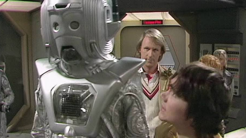 The Cybermen overtake a ship destined to change the future in “Earthshock.”